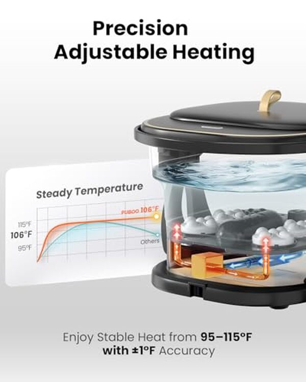 Découvrez notre test complet de la baignoire spa pliable Puboo et offrez à vos pieds la relaxation qu'ils méritent. Plongez dans un confort inégalé chez vous  !