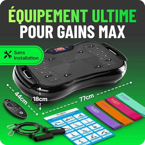 Découvrez notre test de la plateforme vibrante Ultra Slim Plus Bluefin Fitness : un design compact, une efficacité redoutable pour vos séances de fitness à domicile.