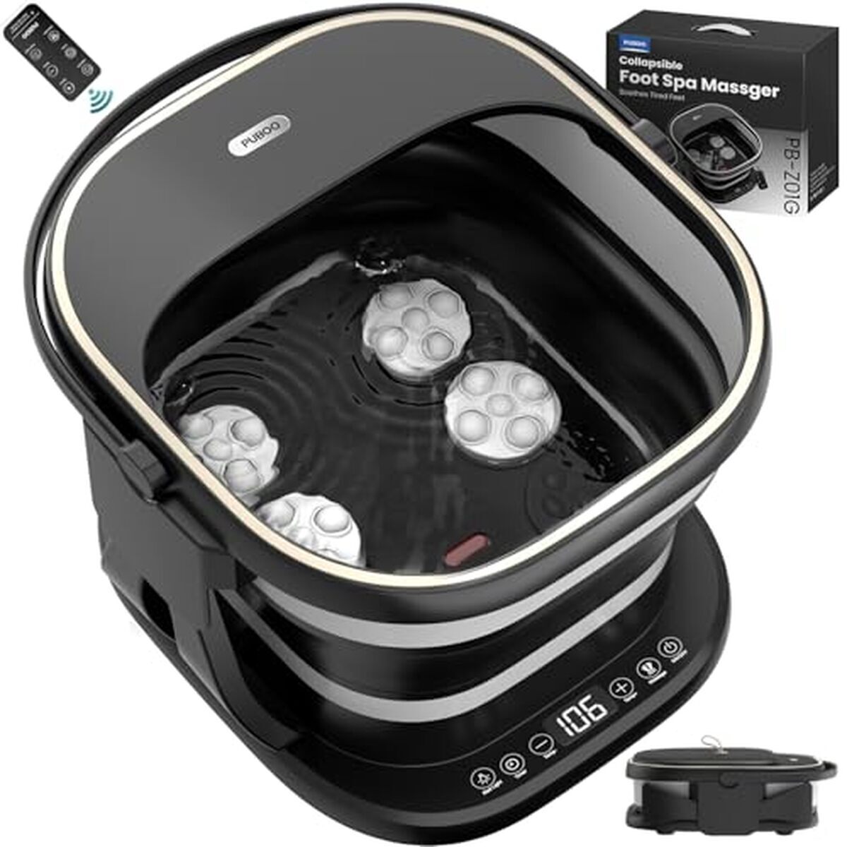 Test de la baignoire spa pliable Puboo : détente assurée pour vos pieds