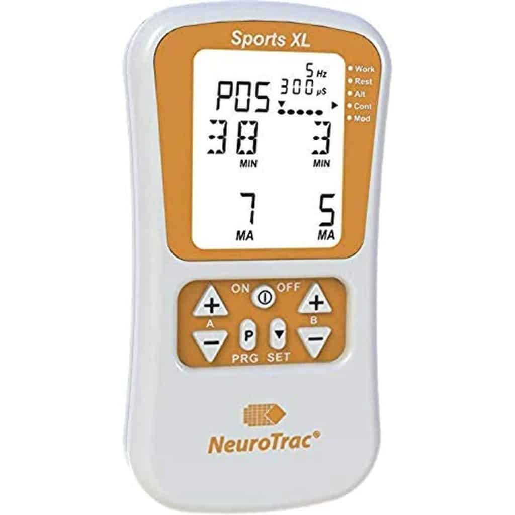 Test de l'appareil d'électrostimulation Neurotrac Sport XL