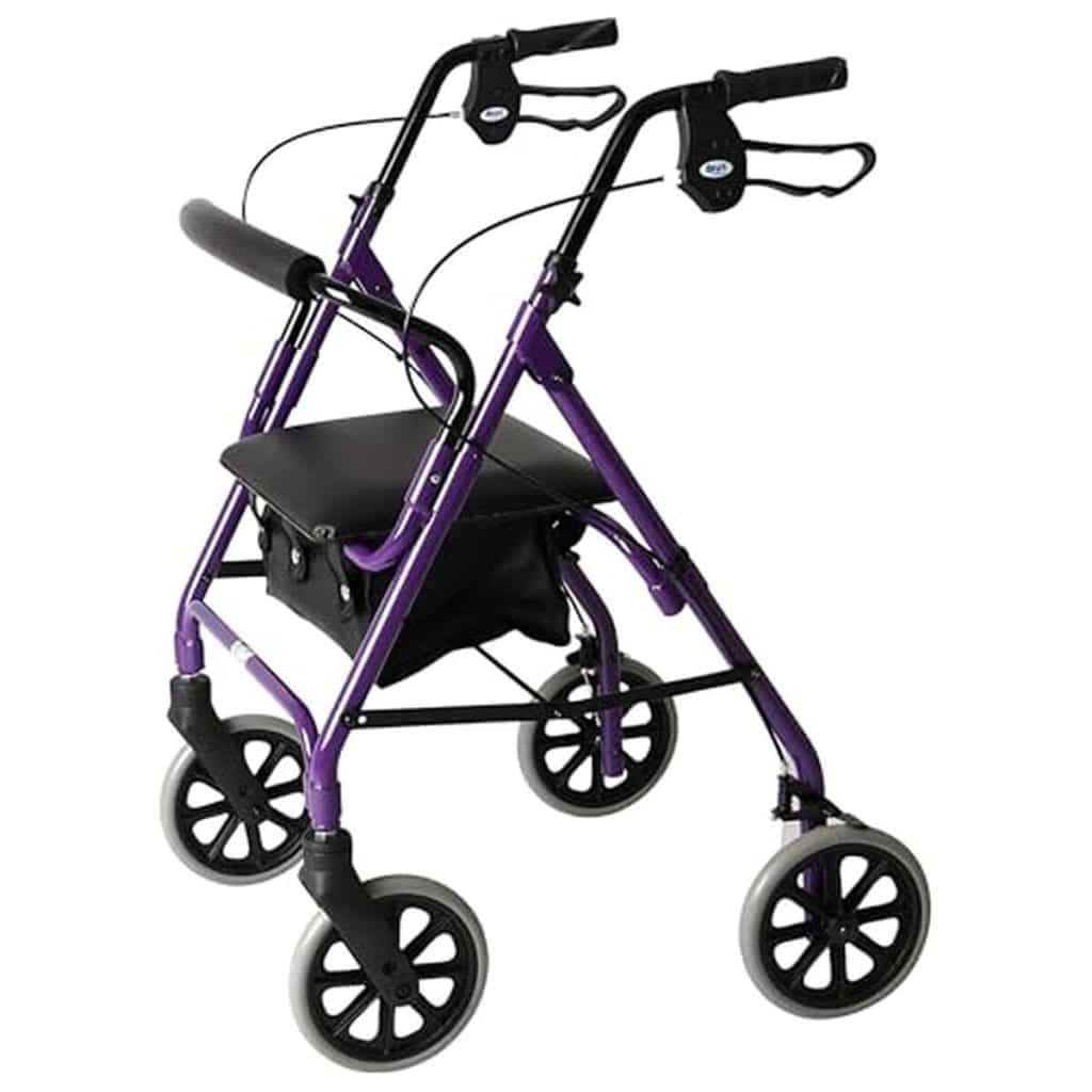 Test du déambulateur Days taille M violet : pliant, léger et pratique
