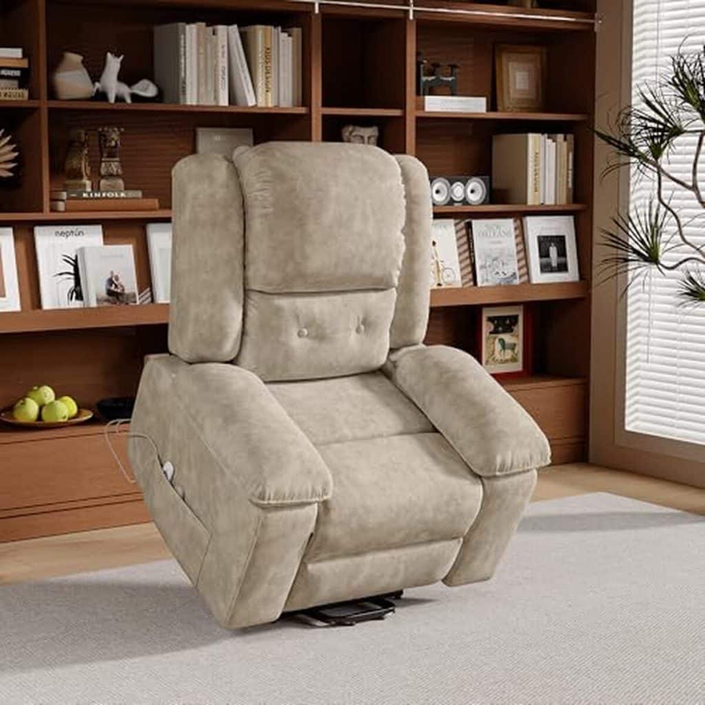 Test du fauteuil massage électrique LIVLUX avec chaleur et repose-pieds extensibles
