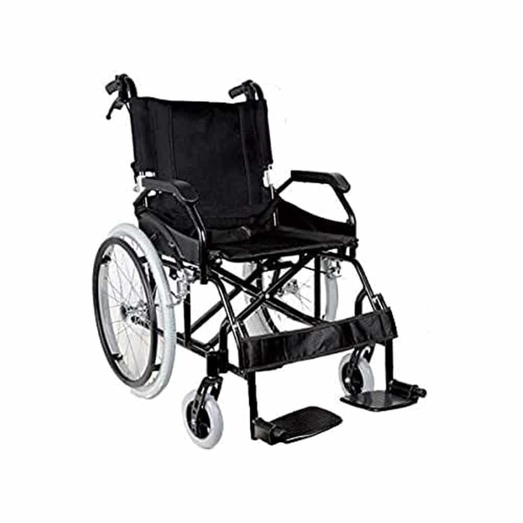 Test : fauteuil roulant Gima Prince en aluminium noir