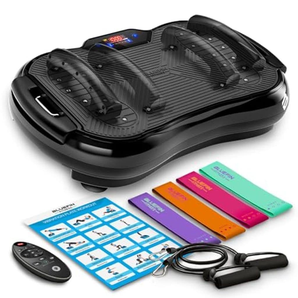 Test plateforme vibrante Ultra Slim Plus Bluefin Fitness : design compact et efficacité