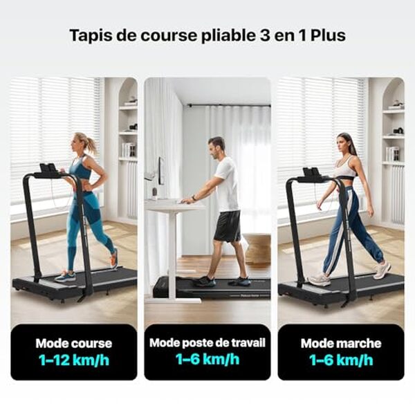Test complet : performance, praticité et avantages du tapis de course pliable Mobvoi Home 3 en 1. Transformez vos séances de sport à domicile avec ce modèle polyvalent et compact.