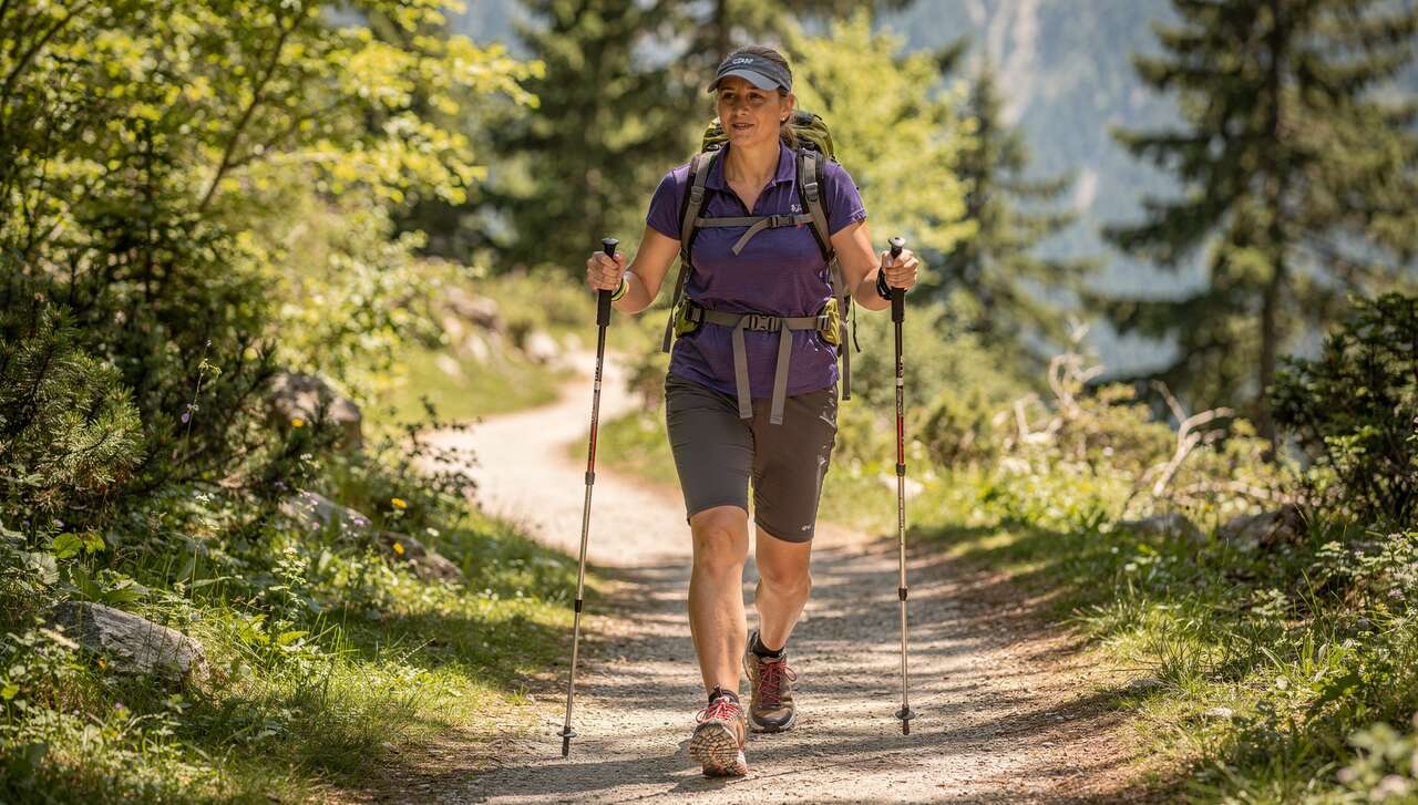 Principes et bienfaits de la marche nordique