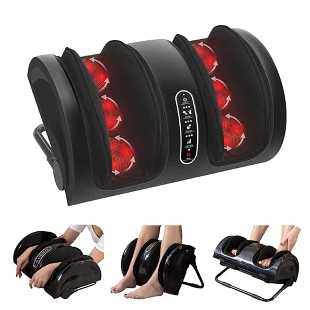 Test de l'appareil de massage des pieds Snailax avec chaleur