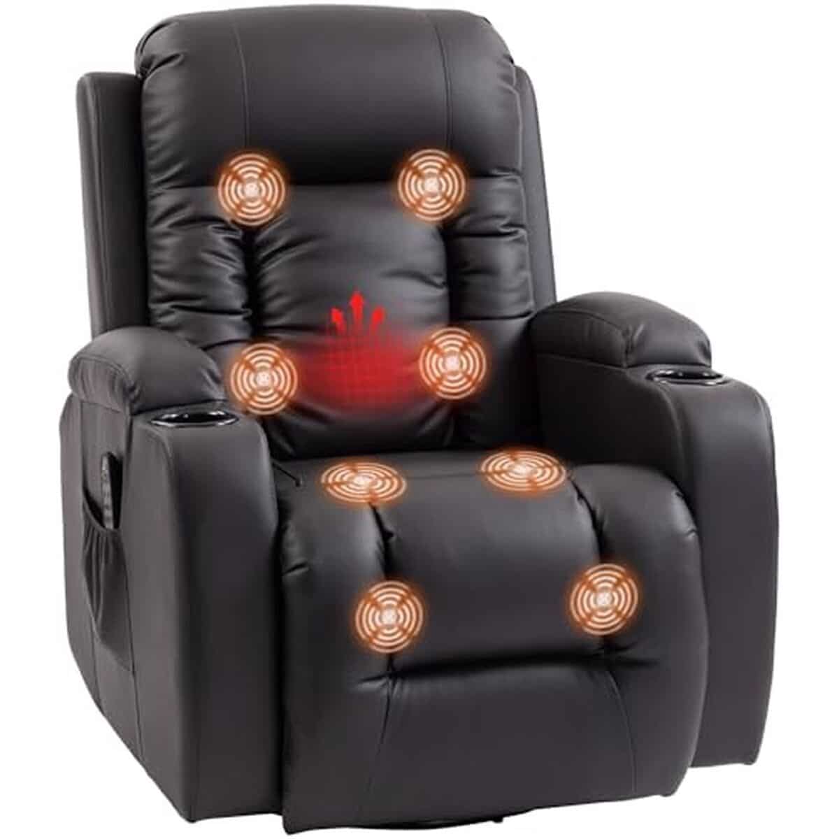 Test : fauteuil de massage inclinable HOMCOM, pivotant et confortable