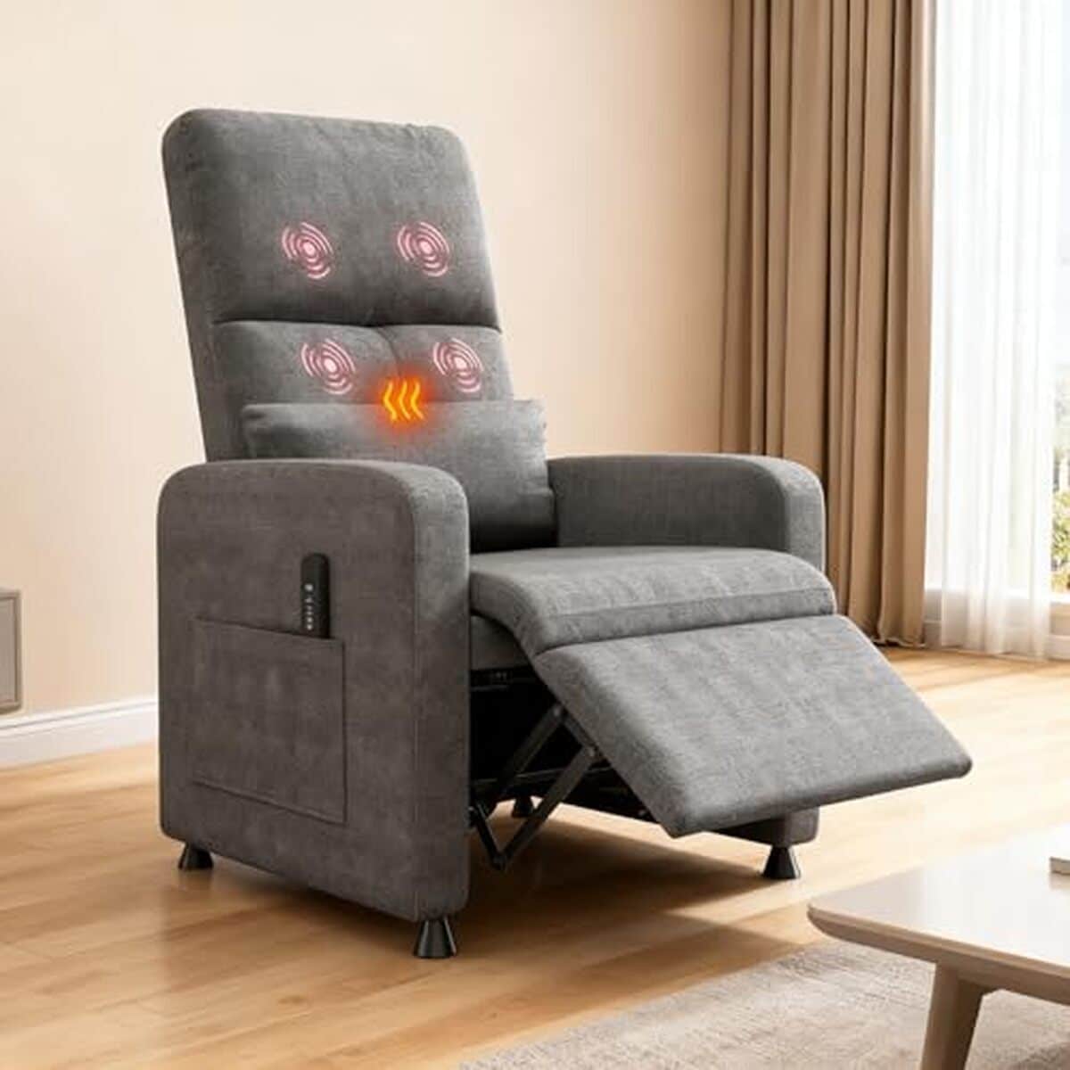 Test : fauteuil inclinable PortoAlegre avec massage électrique