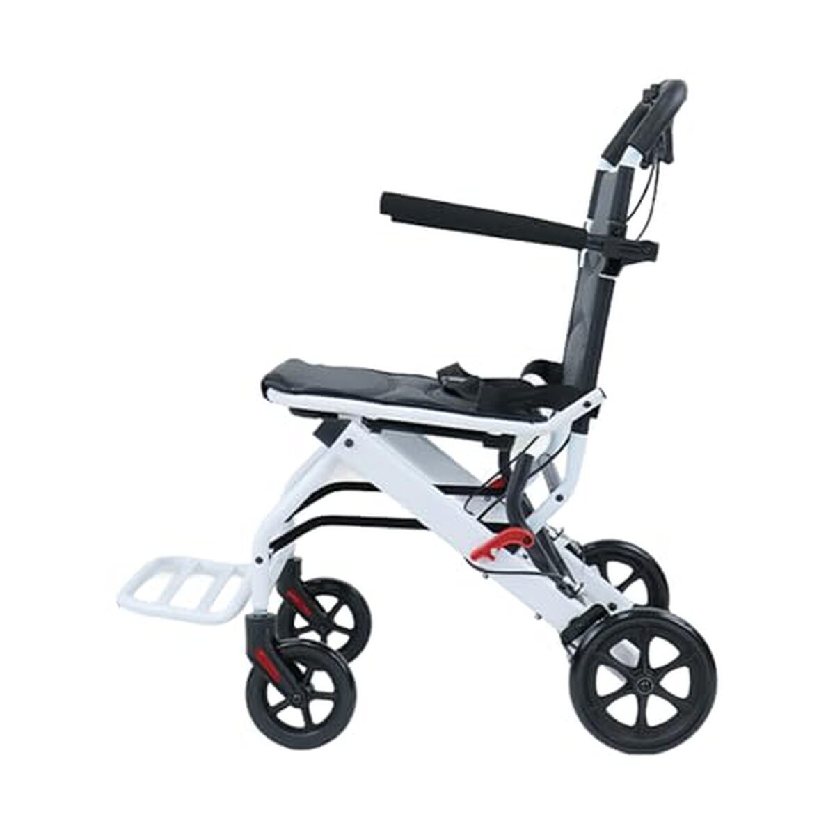 Test : fauteuil roulant pliable ultra léger en alliage d’acier carboné