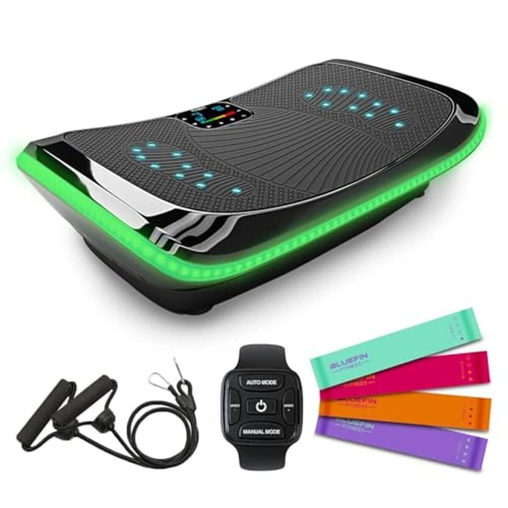 Test plateforme vibrante 4D Bluefin Fitness : fitness et musculation efficaces