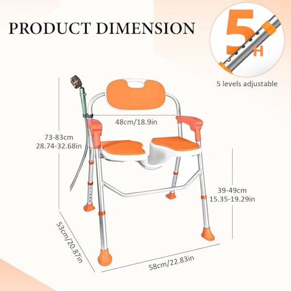 Découvrez notre test complet de la chaise de douche pliante antidérapante à accoudoirs : confort, sécurité et praticité pour une utilisation optimale dans votre salle de bain.