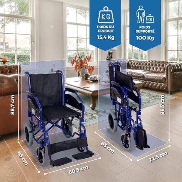 Découvrez notre test détaillé du fauteuil roulant pliant Mobiclinic Maestranza. Confort, légèreté et praticité : tous les avantages et caractéristiques de ce modèle performant. 