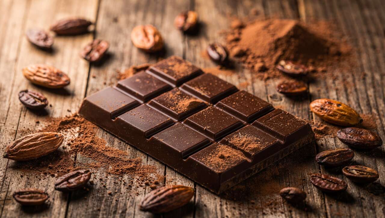 Le chocolat noir, plaisir et dynamisme