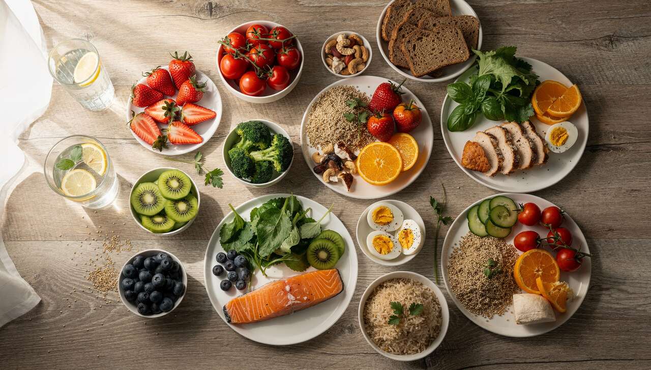 Quel est le menu type pour rééquilibrer son alimentation ?