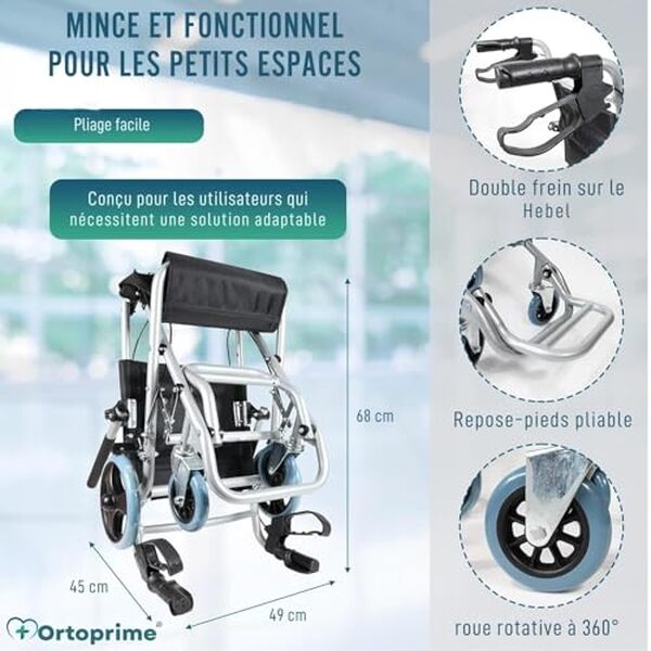 Découvrez notre test complet du fauteuil roulant pliable OrtoPrime en aluminium : mobilité optimale, légèreté exceptionnelle et praticité pour la maison et l'extérieur. 