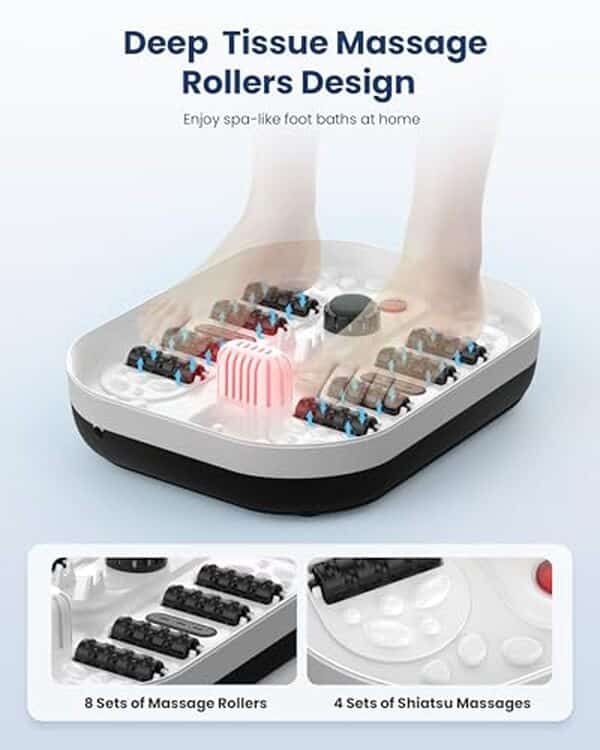 Découvrez notre test du bain de pieds chauffant Comfier avec massage shiatsu et bulles relaxantes : caractéristiques, performances et avis détaillé pour choisir le meilleur spa pour les pieds.