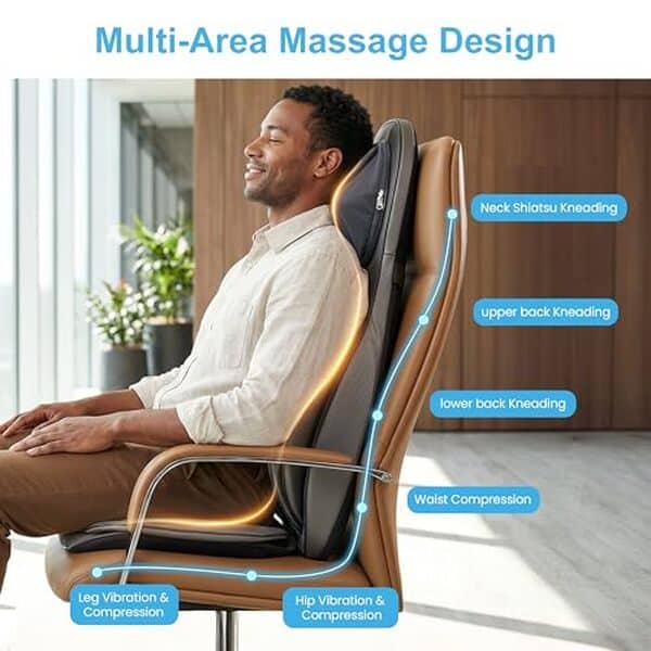 Découvrez notre test complet du siège massant Comfier Shiatsu 2D/3D : fonctionnalités, confort et efficacité pour votre relaxation quotidienne.