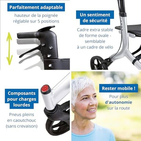 Découvrez notre test détaillé du déambulateur XXL pliable Weinberger 02262 : performances, avantages et avis pour bien choisir votre déambulateur. 