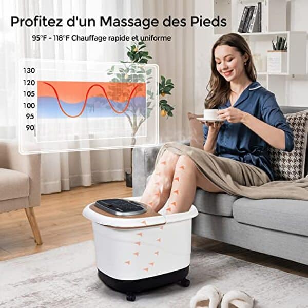 Découvrez notre test complet du bain de pieds Relax4Life : détente garantie et massage électrique pour vos pieds. Avis, caractéristiques et prix. 