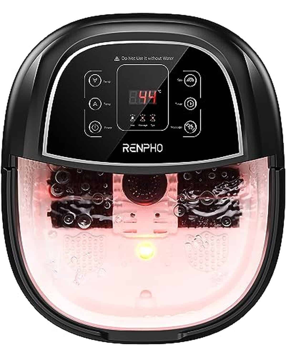 Test : bain de pieds hydromasseur Renpho avec chauffage rapide et massage shiatsu