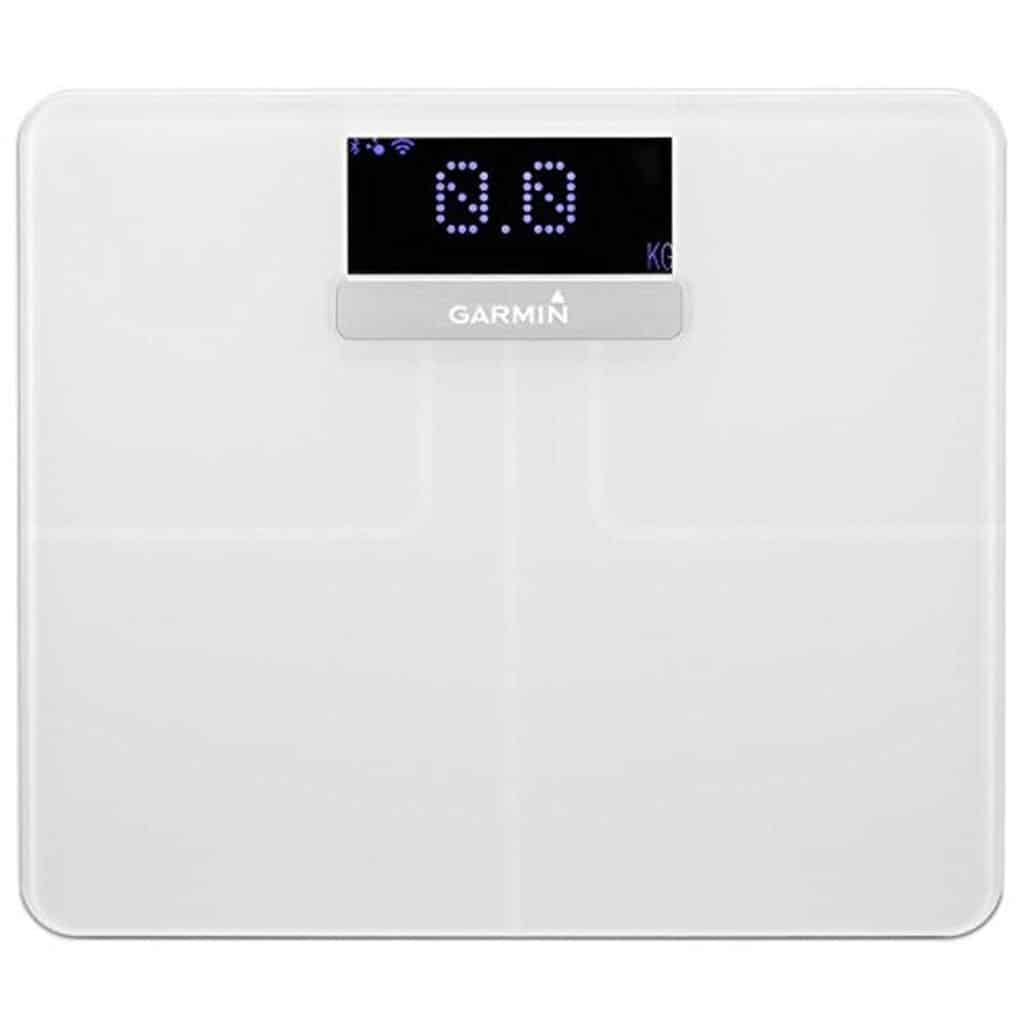 Test : balance intelligente Garmin Index blanche connectée