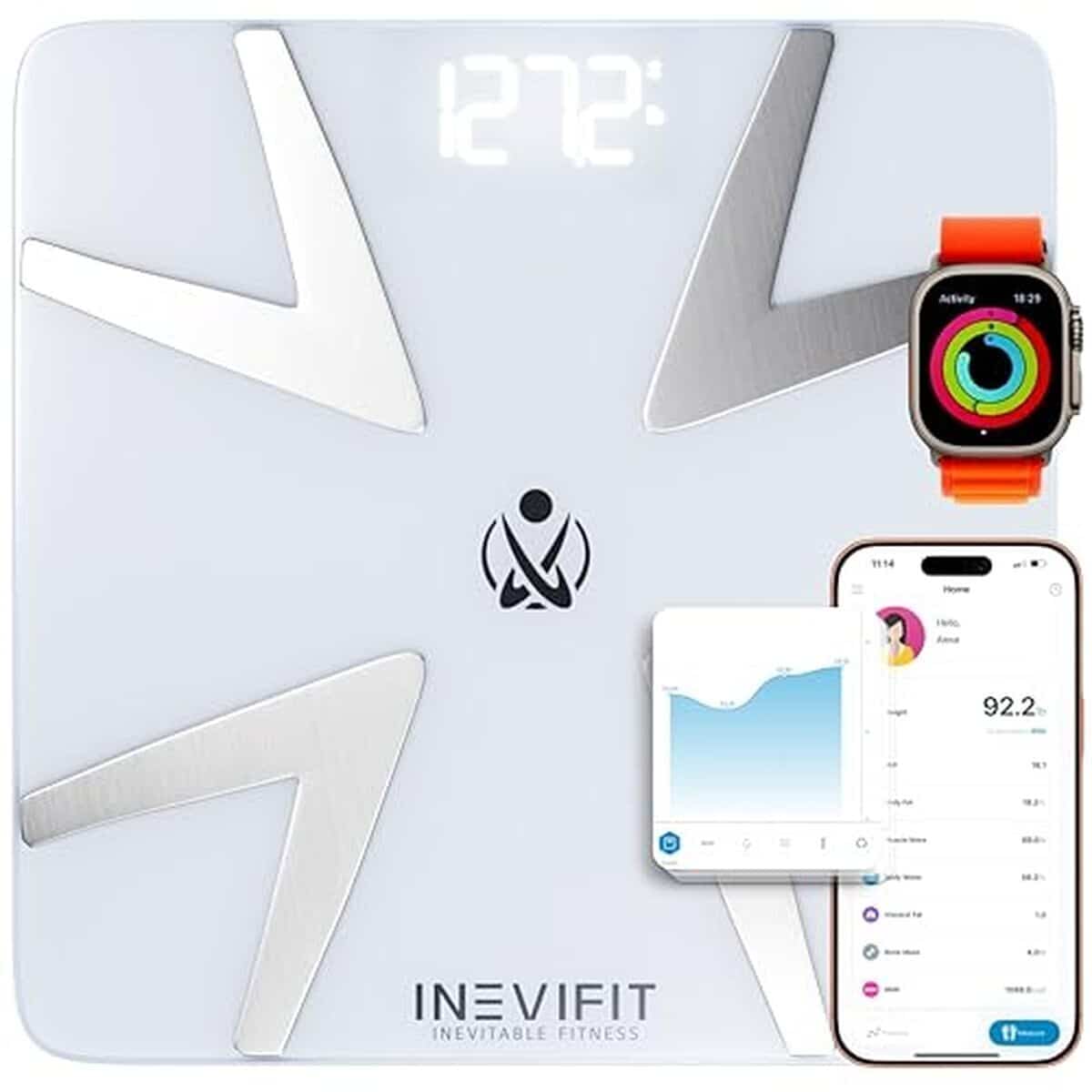 Test : balance intelligente INEVIFIT Bluetooth blanche
