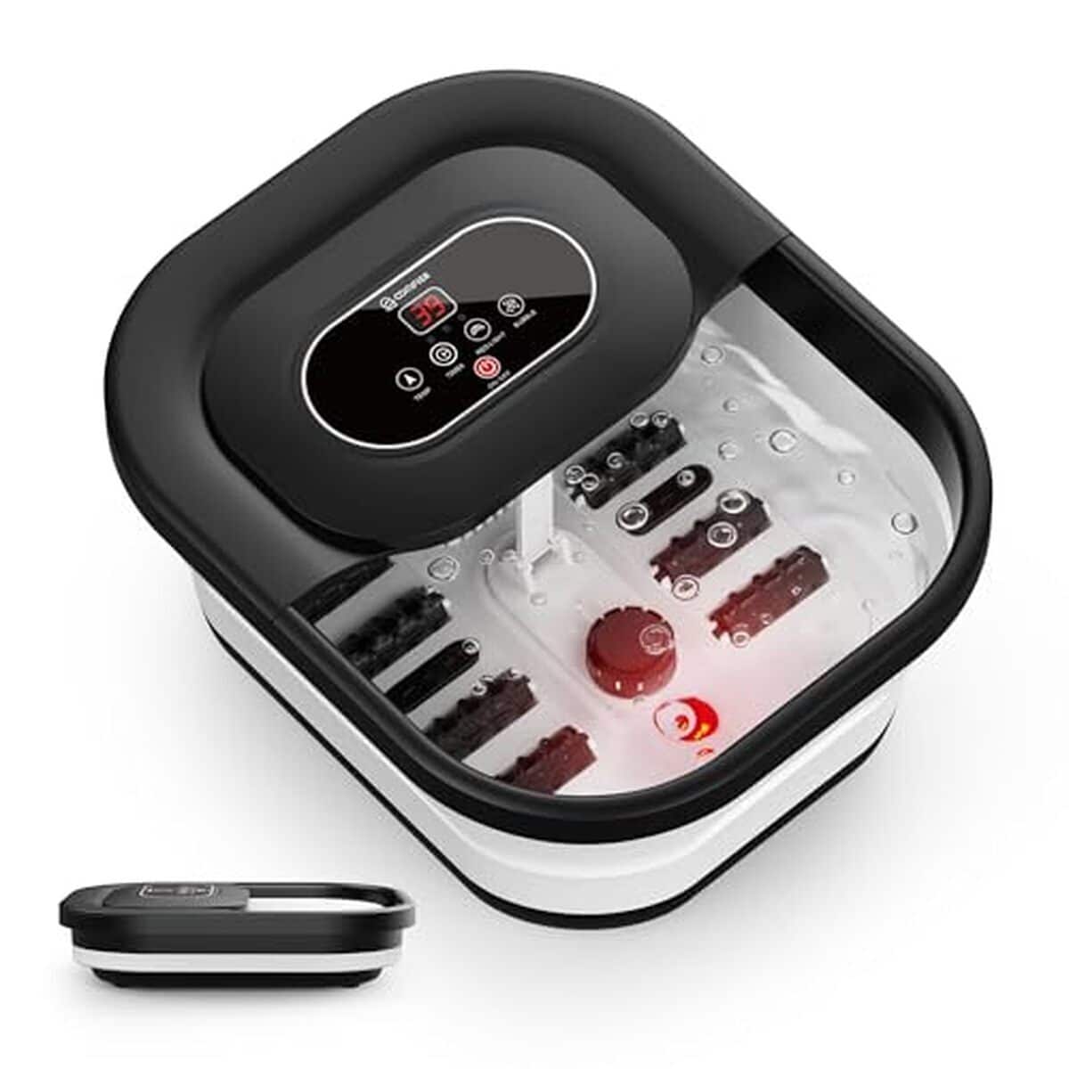 Test du bain de pieds chauffant Comfier : massage shiatsu et bulles relaxantes
