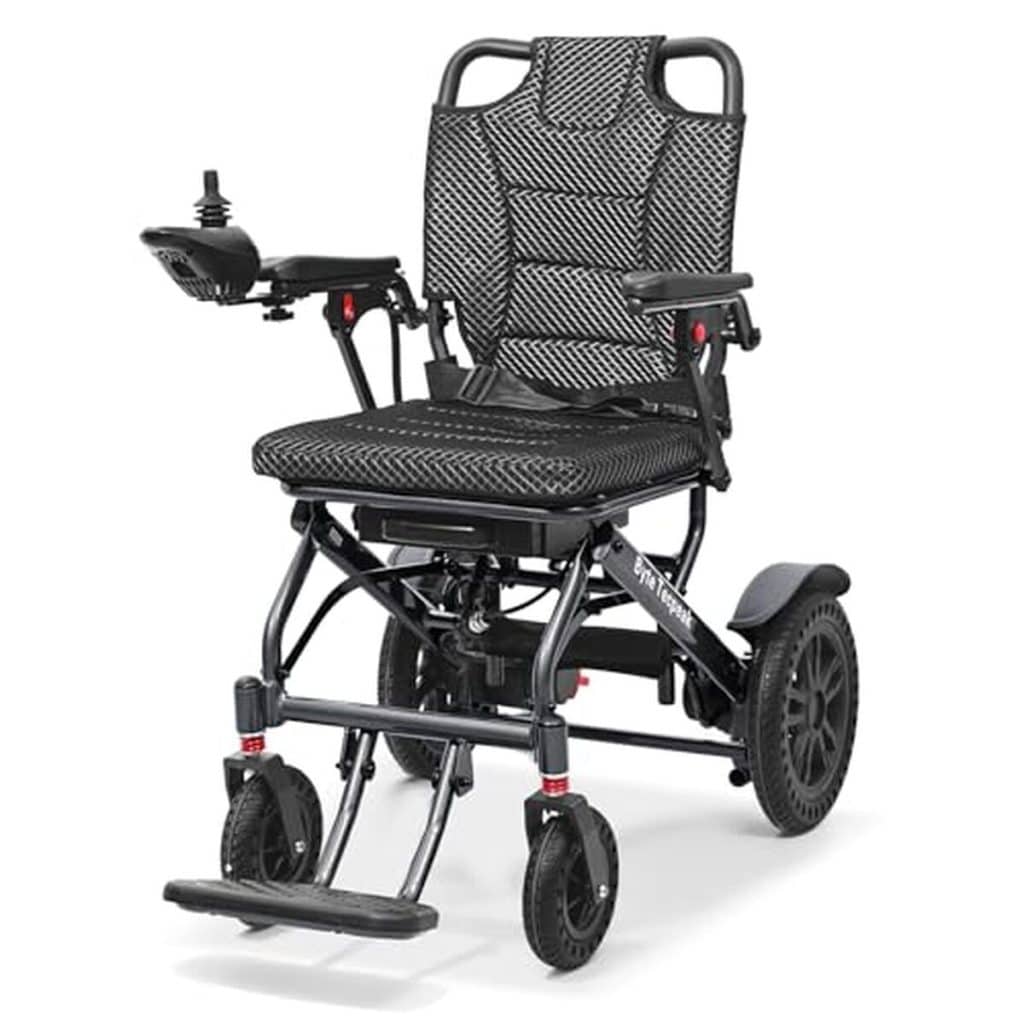 Test du fauteuil roulant pliable ByteTecpeak D04 : performance et praticité