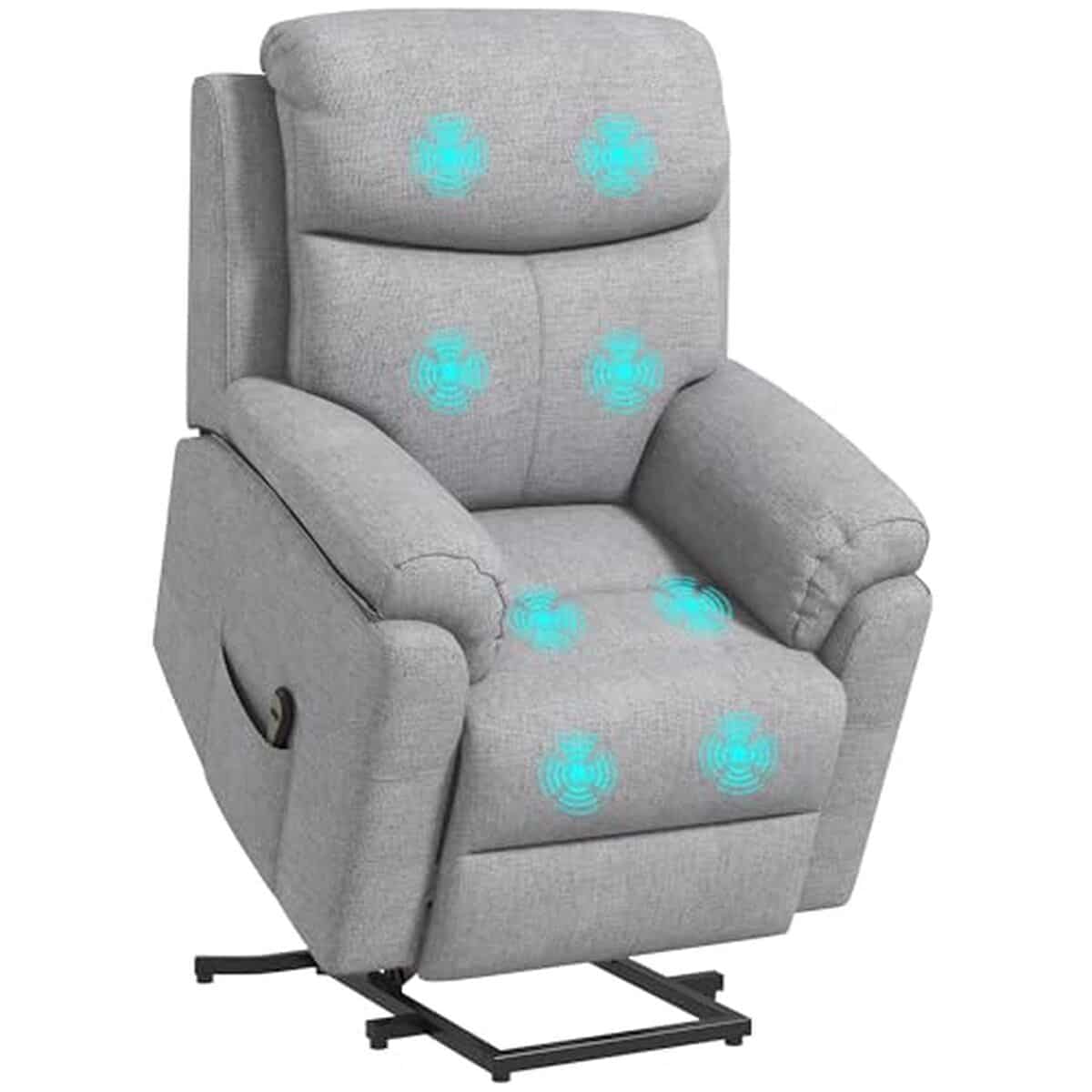 Test fauteuil de massage HOMCOM inclinable électrique