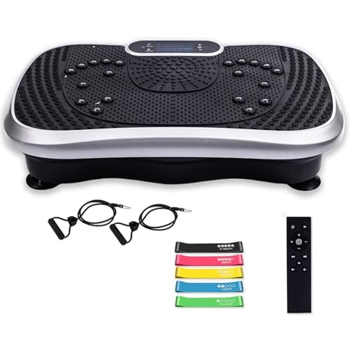 Test : plateforme vibrante 99 niveaux avec bluetooth et télécommande