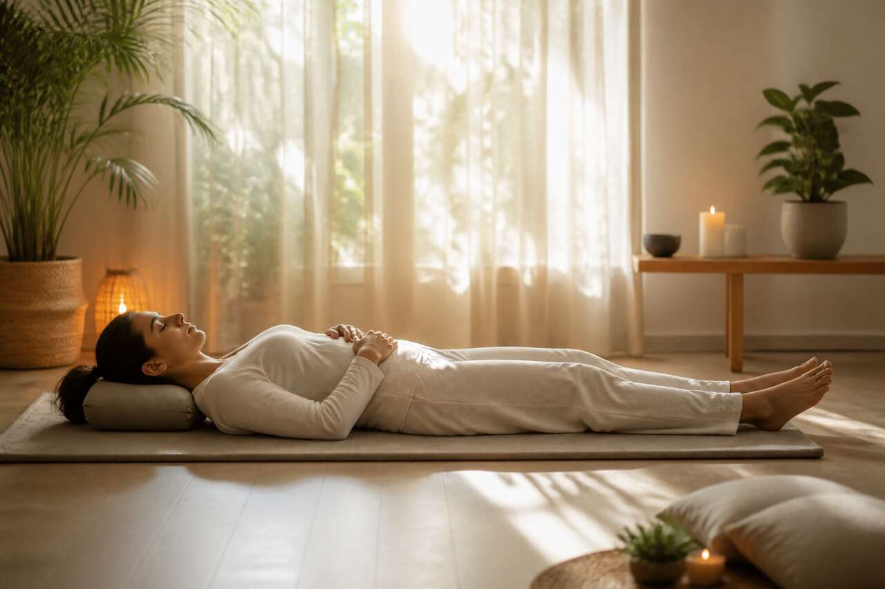 Les bienfaits de la méditation allongée Les bienfaits de la méditation allongée