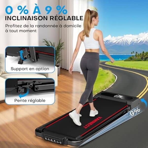 Découvrez notre test détaillé du tapis de course pliable Vannect 6 en 1 avec écran LED et application intelligente. Avis, performances et prix.
