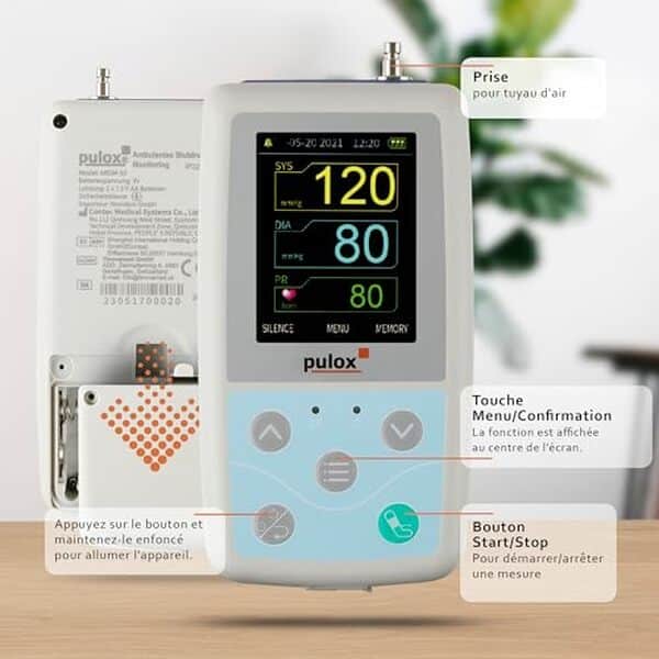 Découvrez notre avis détaillé sur le tensiomètre ambulatoire Pulox ABDM-50 : fonctionnalités, mesures 24h, précision et performance.