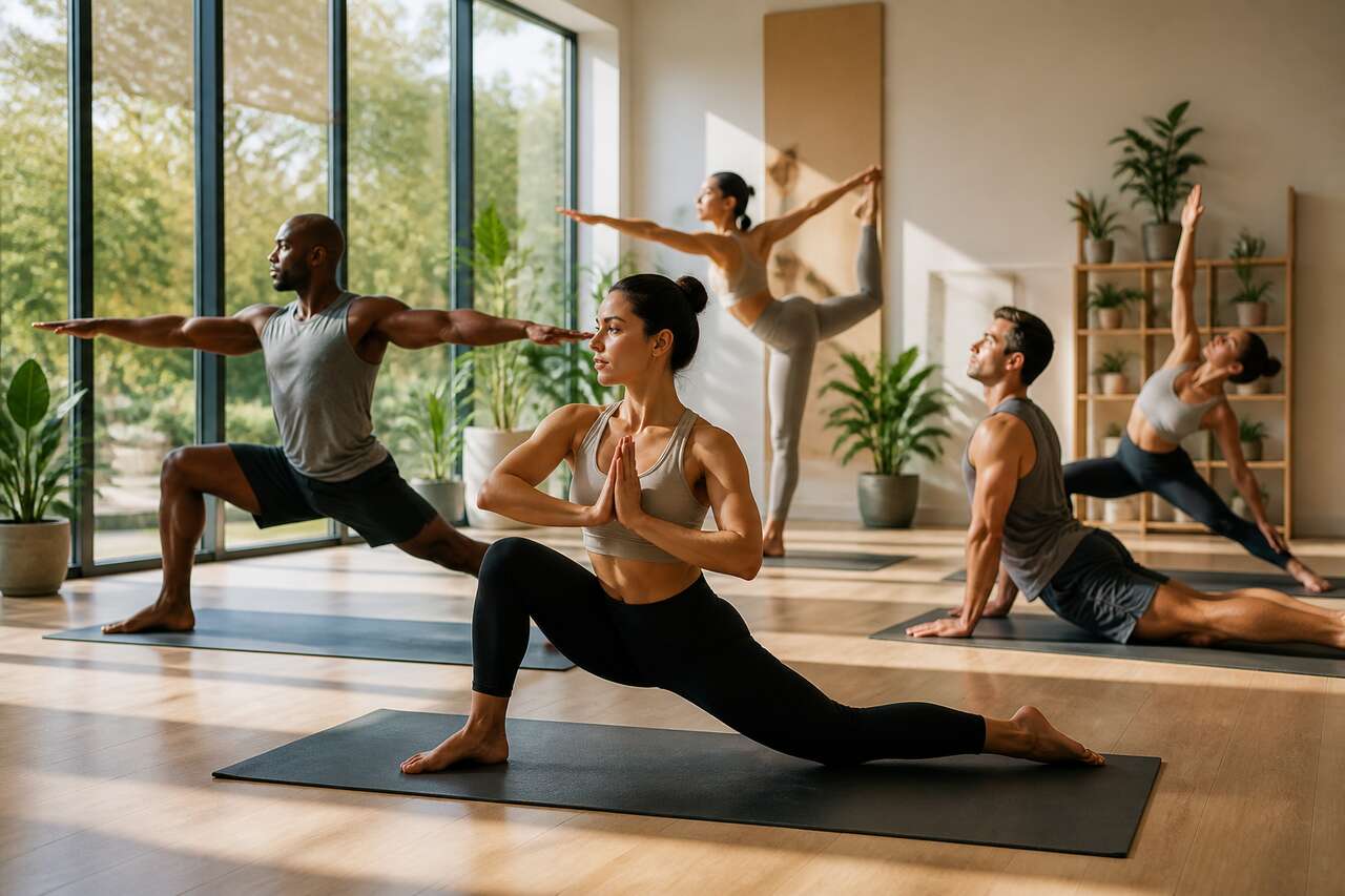 Les postures efficaces pour se muscler avec le yoga