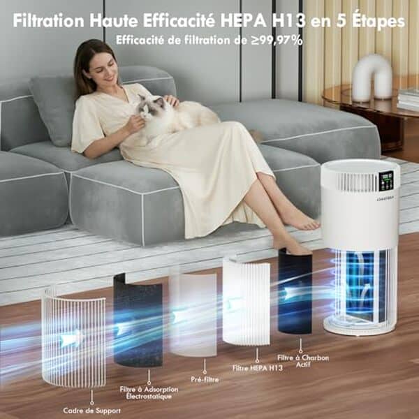 Découvrez notre test complet du purificateur DAISTERN : performance, efficacité pour 42 m², avis détaillé et conseils d'achat pour un air plus pur chez vous. 