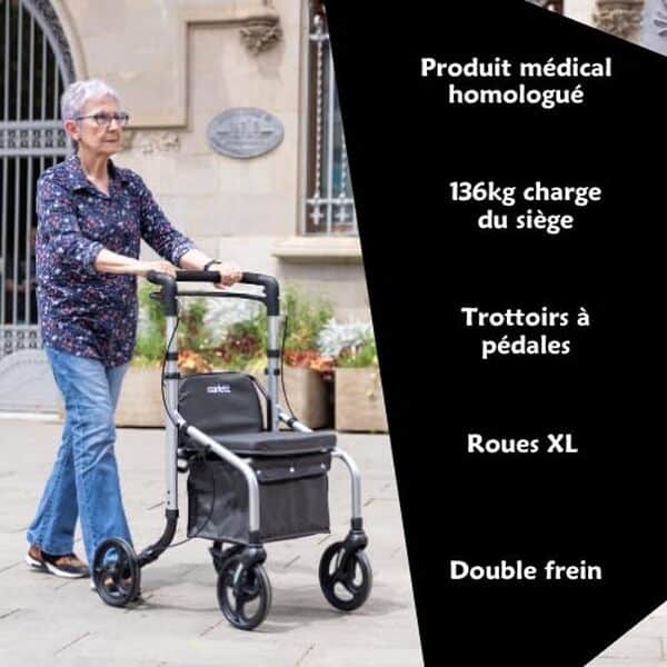 Découvrez notre test complet du déambulateur Carlett Lett Go : design ergonomique, sécurité renforcée et confort d'utilisation pour une mobilité optimale. 