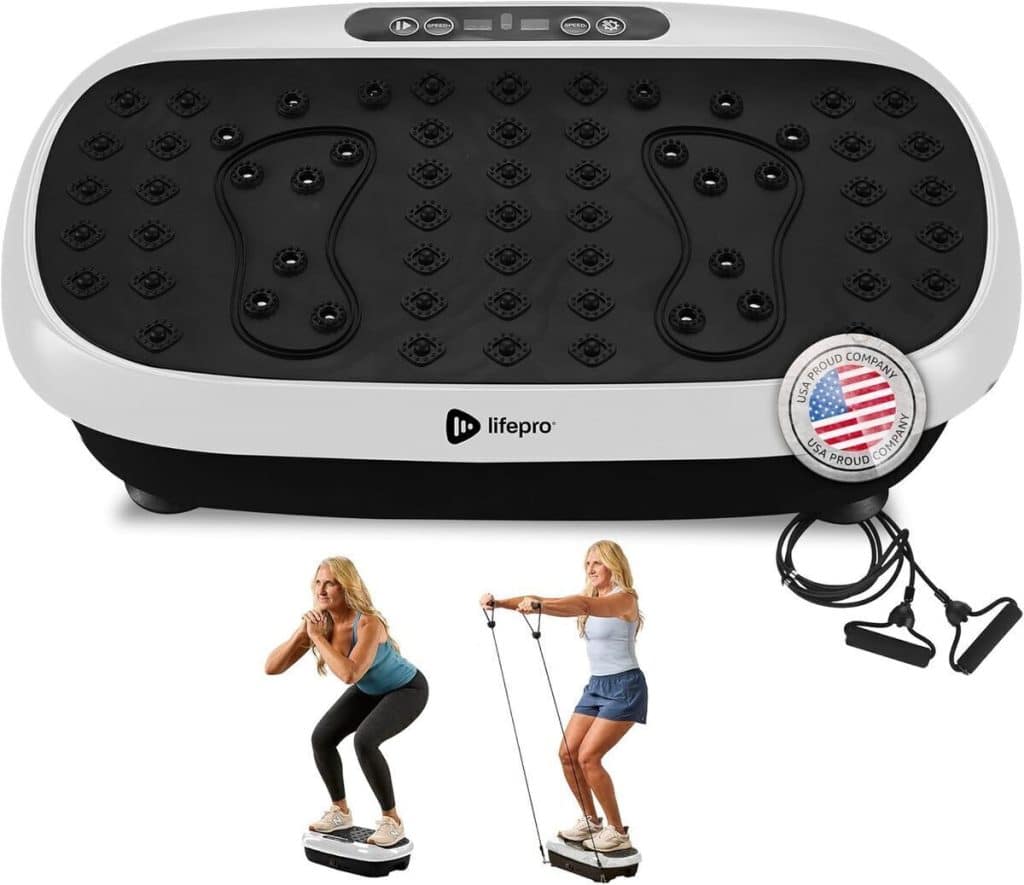 Test de la plaque vibrante LifePro : exercice et massage lymphatique
