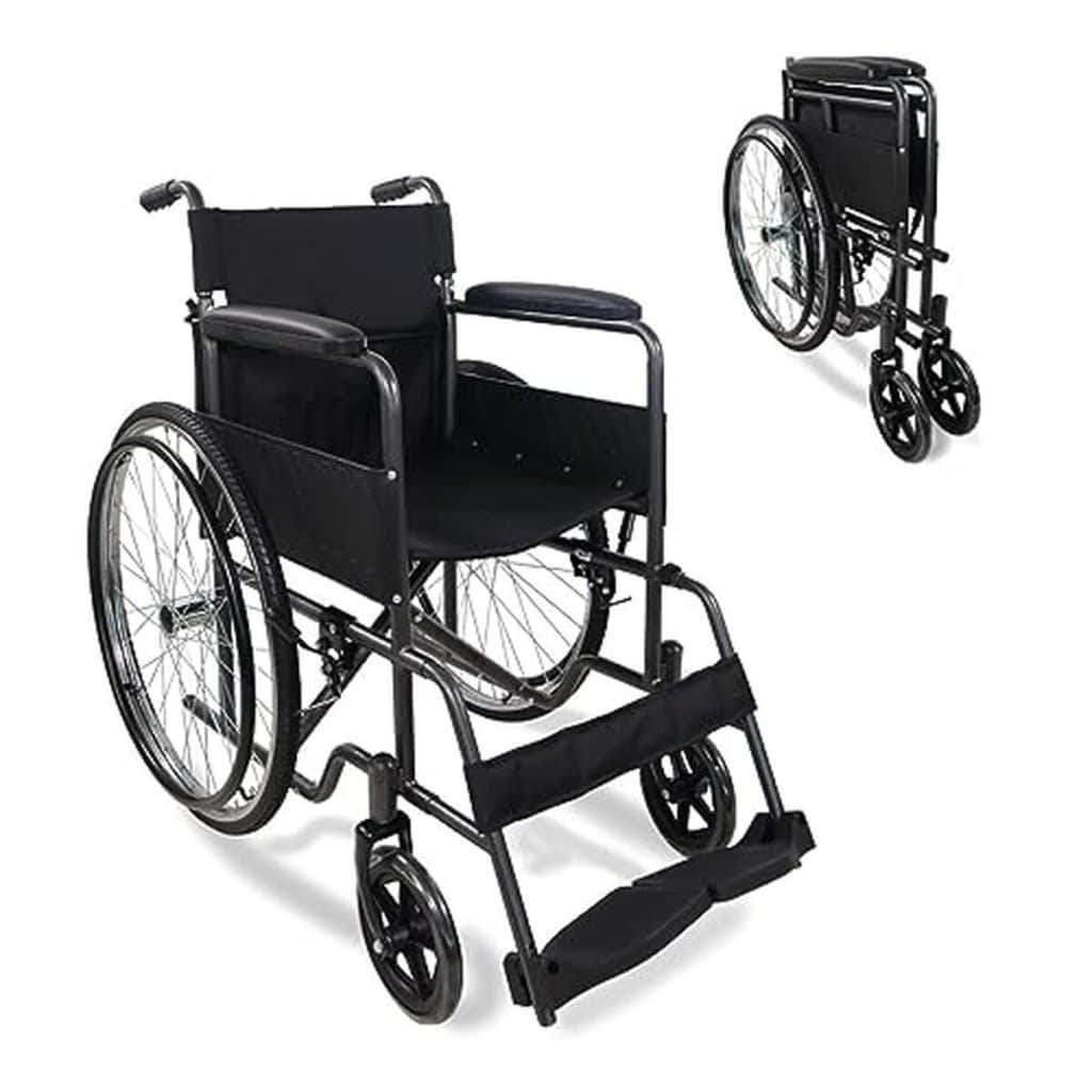 Test du fauteuil roulant pliable Denver par Mobiclinic : confort et robustesse