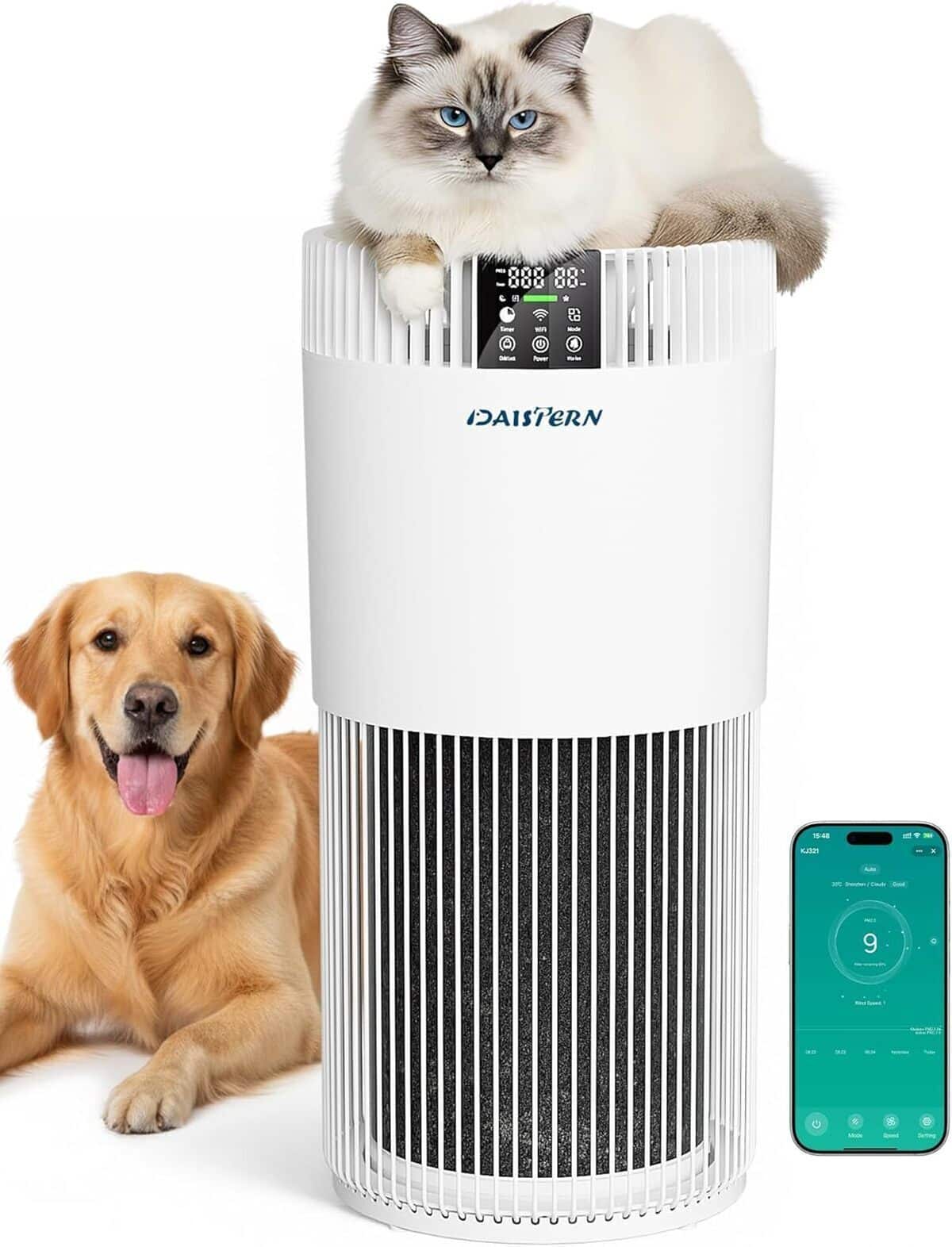 Test du purificateur DAISTERN : air pur pour 42 m²