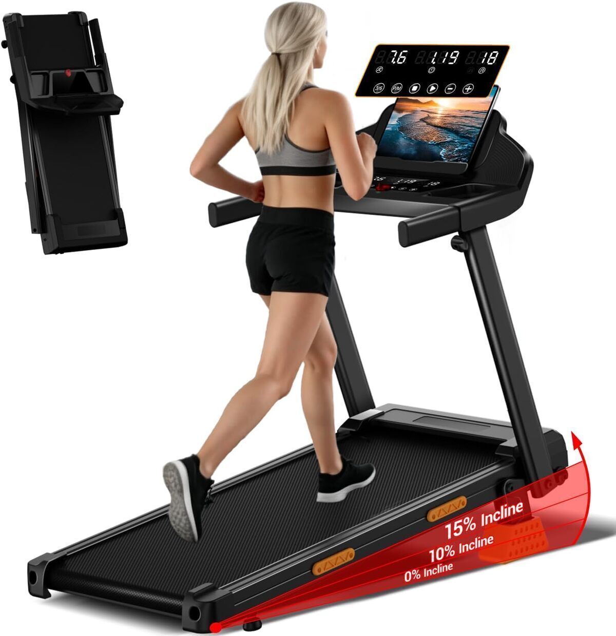 Test du tapis de course Lontek pliable 3, 0 CV