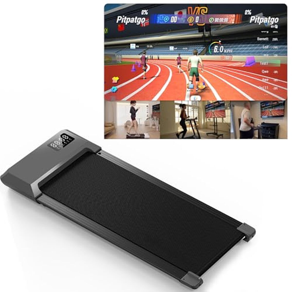 Test du tapis roulant Superun Raceable : courses multi-runner et contrôle app