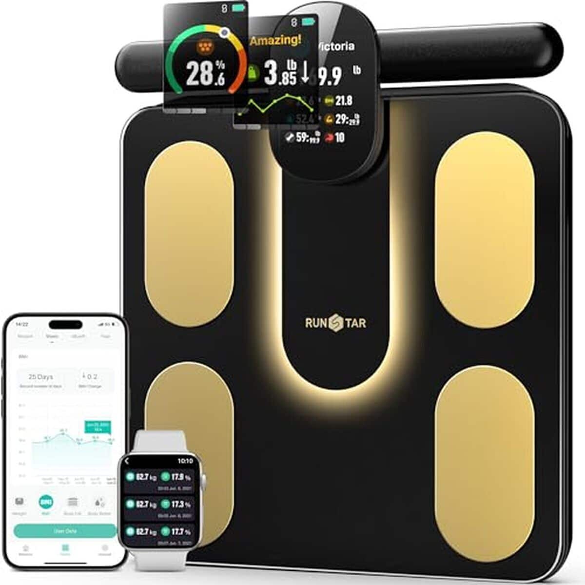 Test RunSTAR balance : pèse-personne intelligent avec 8 électrodes
