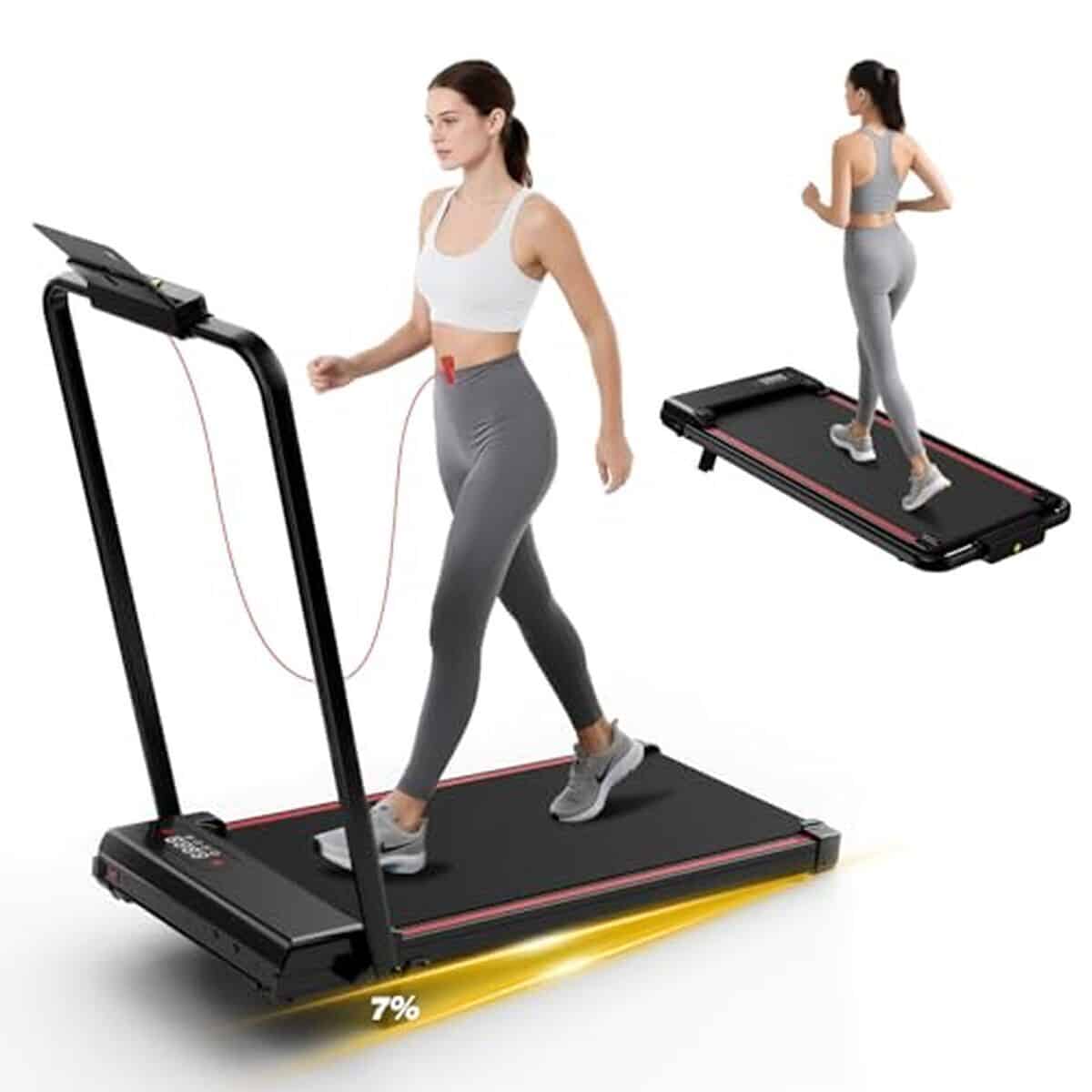 Test tapis de course pliable 4 en 1 : moteur 2, 5 CV et pente 7%
